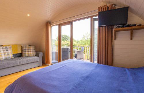Pod3 - Powys River Pods - Pet Friendly Glamping Pod Builth Wells Powys Wales - Foto 14