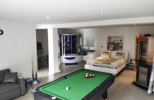 Loft Zen SPA Balneo Parking Gratuit Sauna Hammam Billard - Foto 2