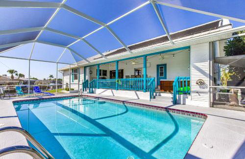 Lazy Palm Retreat Heated Pool Jacuzzi Gulf Canal - Foto 29