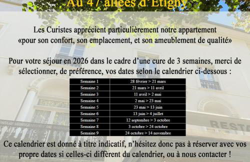 AU 47 ALLÉES D'ETIGNY - CENTRAL & STANDING - avec parking - Linge de lit et de toilette inclus - Foto 4