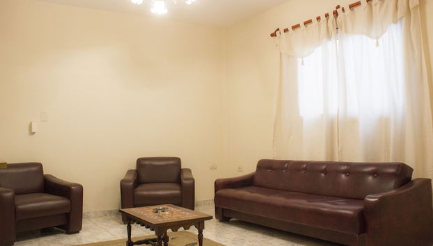 Coin salon dans le hall