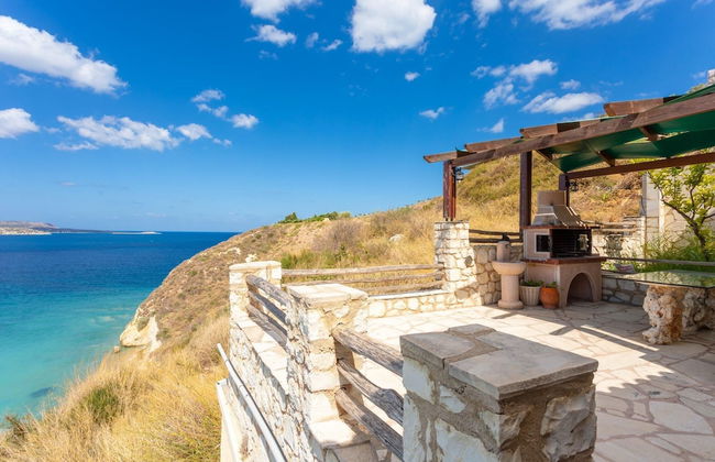 Souda Bay View Large Private Pool Walk to Beach Sea Views A C Wifi - 2119 - Foto 15