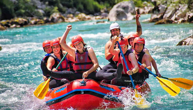 Rafting en el río Isonzo - Foto 2, Descendiendo por el río Isonzo