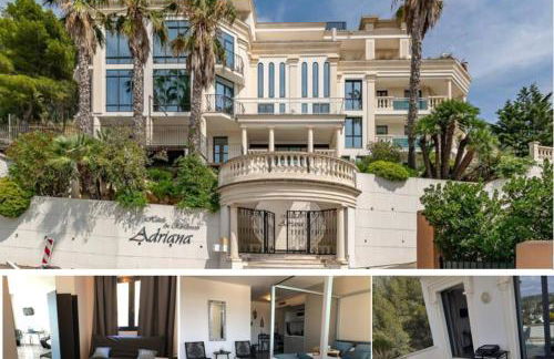 grand studio terrasse de standing, pleine vue village et proche mer - Foto 2