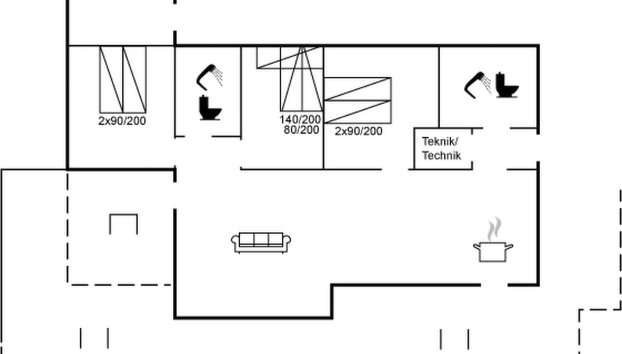 "Vanamo" - 300m from the sea - Foto 3, Floorplan