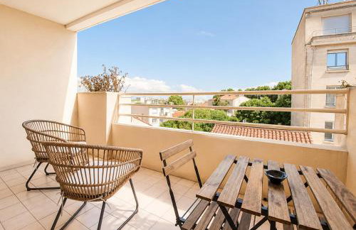 La Palmeraie T2, terrasse, clim, pkg, centre ville - Foto 13