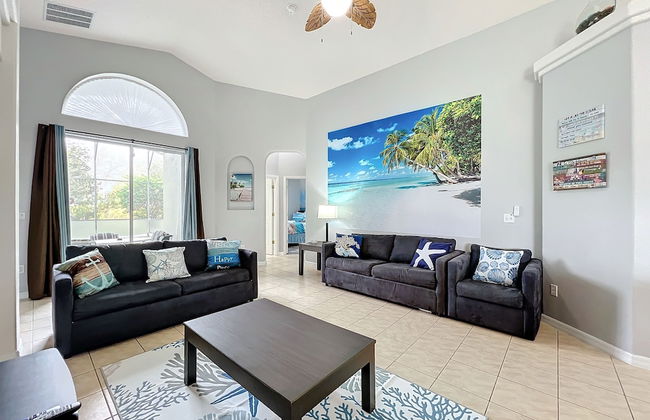 Beach Theme Vacation Pool Spa Home Mins to Disney - Foto 38