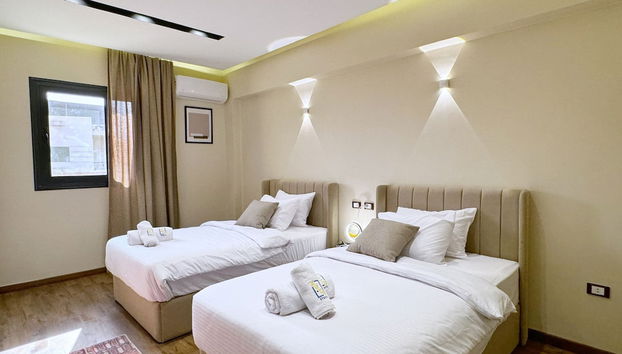 Xuru Stays I The Built-up 2 BDR Condo 15 min to CAI Airpt - Foto 4, Habitación