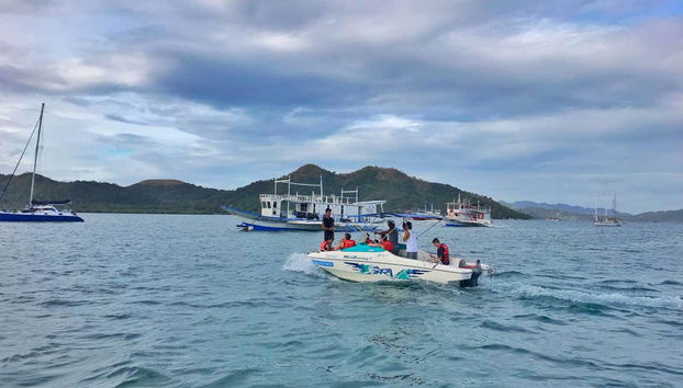 Lancha para a atividade