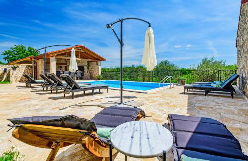 Luxury Stone villa with pool - Briševo - Foto 56