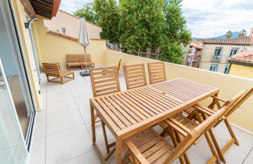 Duplex climatisé avec terrasse rooftop Cœur Argelès sur Mer - Photo 5