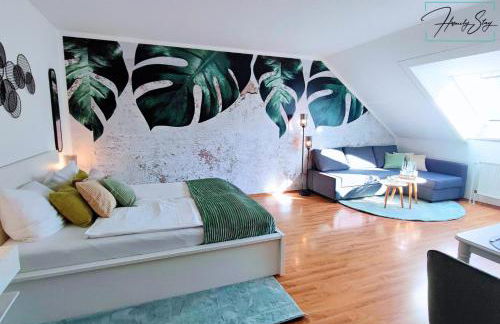 HOMELY STAY Serenity Greens - Stylisch Studio-Apartment with kitchen - 15 min from Central Station-pet friendly - Foto 7