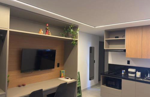 Lindo Studio com rooftop e piscina - Foto 3