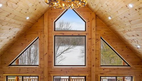 Luxury Log Cabin Lakefront, Game room & Fire Pit, - Foto 5