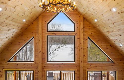 Luxury Log Cabin Lakefront, Game room & Fire Pit, - Foto 5