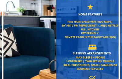 Super Cozy 2 bedroom with Fast WIFI and Queen Bed close to Downtown Houston!! - Foto 2