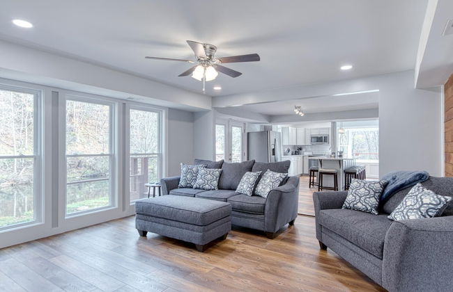 4BR Lodge on Wolf Creek – Fishing, Hiking, New River Fun & Hokie Weekends - Foto 24