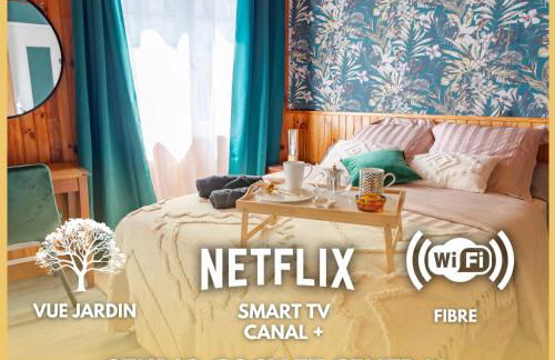 La Rosée - Studio Cosy à 50m des Thermes - Vue jardin, Wifi, Smart TV - Foto 1