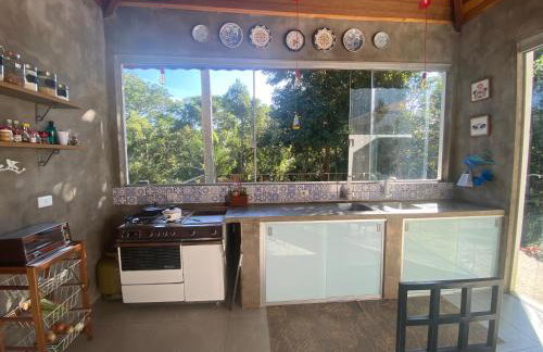 Casa de campo com muito verde e paz, 2 quartos, Wi-Fi, churrasqueira, deck, trilha - Foto 40