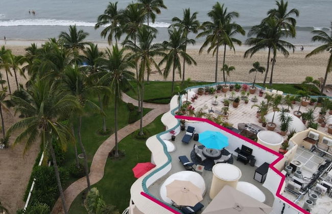 Ocean Front Penthouse Pool Sleeps 8 People - Foto 5