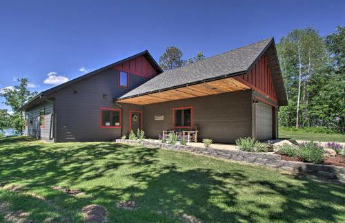 Modern Lakeside Chalet on Crow Wing Chain with Dock! - Foto 39