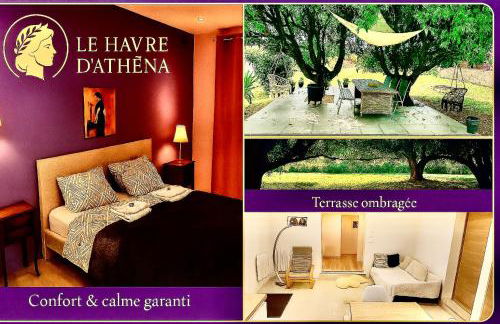 LE HAVRE D'ATHENA - Grand appart, jardin privé, abri vélos & accès rapide A61 - Foto 5