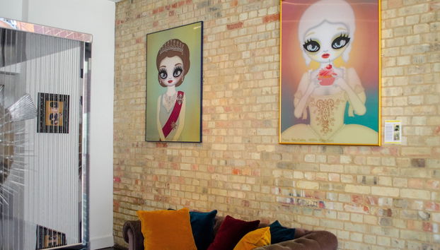 Zona de estar del vestíbulo