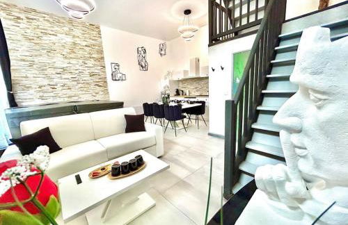 loft des désirs hammam, jacuzzi - Foto 10