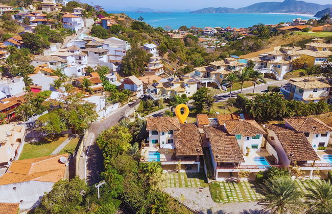 Bz73 Geribá! Casa c/ piscina privativa 5 Suítes! - Foto 37