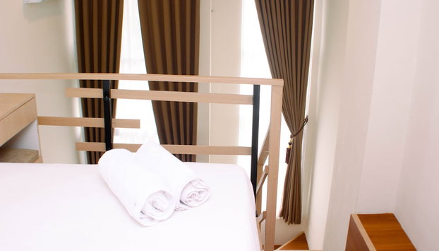 Comfort And Modern Look Studio Loft At Apple 1 Condovilla Apartment - Foto 5, Habitación