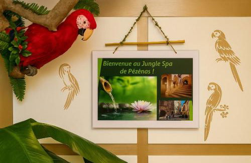 Jungle Spa - Cocon tropical et dépaysant avec balnéo en plein coeur de Pézenas ! - Foto 25