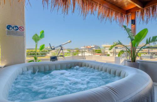 Coral Paradise Luxury Modern Family Villa with Jacuzzi, Pool View & Parking in Rhodes Island - Foto 11