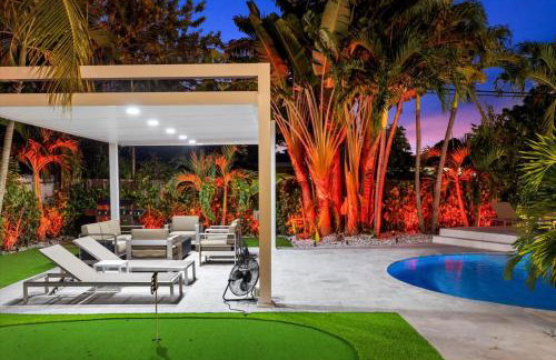 VillaLee-Jungle Palm Island white marble pool Area - Foto 37