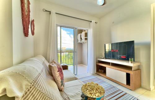 Apartamento com VISTA MAR, Ar-condicionado, Wi-Fi Condomínio com PISCINA, quadra de esportes Playground infantil a 15 minutos do Beto Carreiro - Photo 28