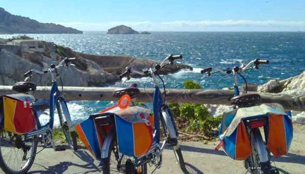 Balade à vélo électrique dans Marseille pour les croisiéristes