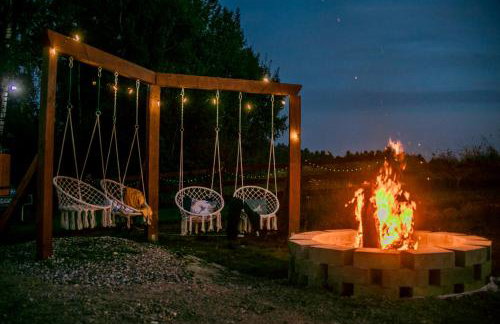 Ostoja Lemany - domki na Kaszubach, sauna, balia-jacuzzi, plac zabaw, tyrolka , dwa boiska, miejsce na ognisko, grill gazowy - Foto 79