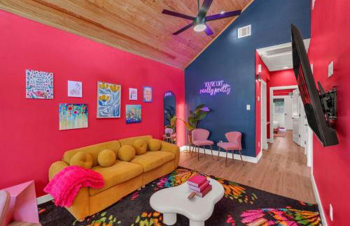 Viral Pink Home Houston B Hot Tub NRG Med Ctr - Foto 21