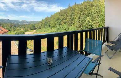 Confortable Studio de montagne avec loggia et jolie vue Les Rousses "Le Flocon des Cimes" Station de ski familiale Jura 39 - Foto 9