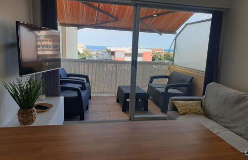 Studio Carnon bord de plage climatisé - Foto 5