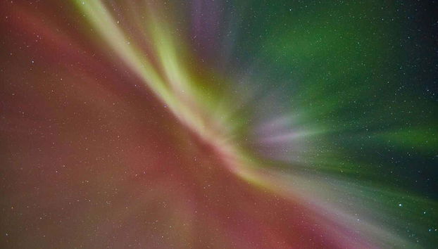 The colours of the Aurora Boreal