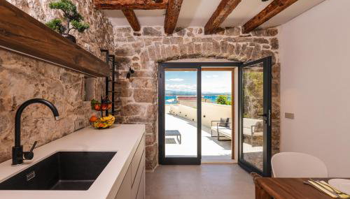 Villa Škalja Beachfront House Magazin - Foto 5, stove