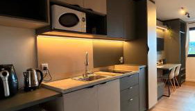 Studio impecável no GO CB - Foto 1, stove, minibar