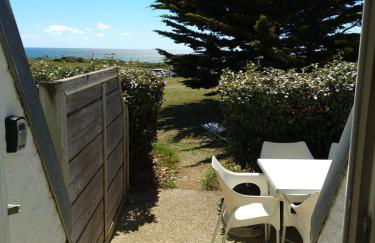 Charmant logement Guidel Plage, vue mer, piscine chauffée, avec une chambre - Foto 16