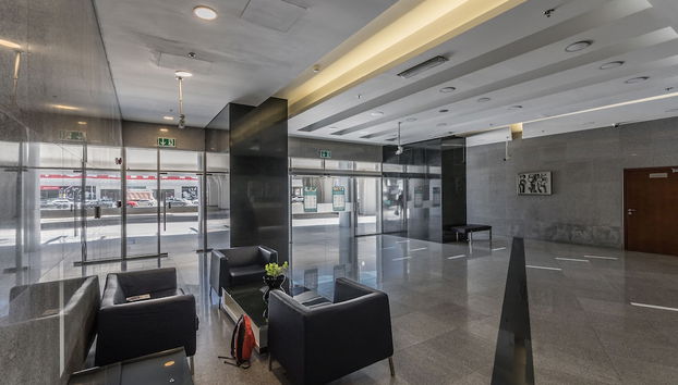 Zona de estar del vestíbulo