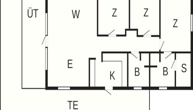 8 Person Holiday Home in Lokken - Photo 3, Floor plan