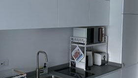 Seafront rooftop flat w/ terrace - Foto 5, stove, toaster, minibar