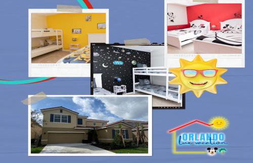 Marvelous Villa, South facing pool and hot tub, themed bedrooms near Disney - Foto 1