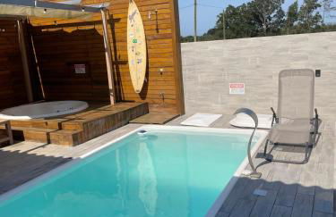 Casa com piscina e hidro, a 8 min da praia do sonho, Palhoça - Foto 7