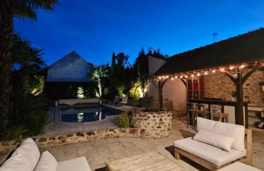 Villa familiale La Finca du champ de l'eau Avec sauna jacuzzi proche de Disney et Paris - Foto 7