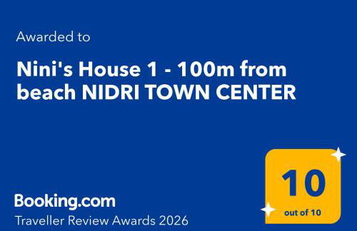 Nini's House 1 Nydri - 100m from beach NYDRI TOWN CENTER - Foto 3